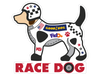 Race Dog 3" Sticker (Decal)