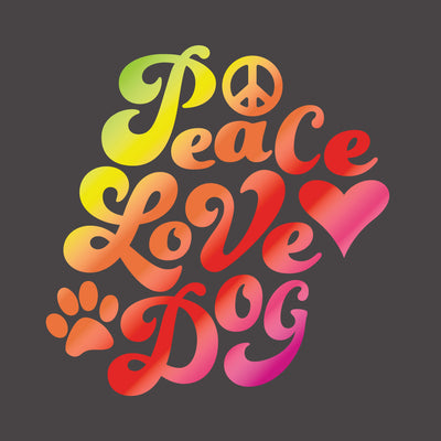 Ladies T- Shirt - Peace Love Dog