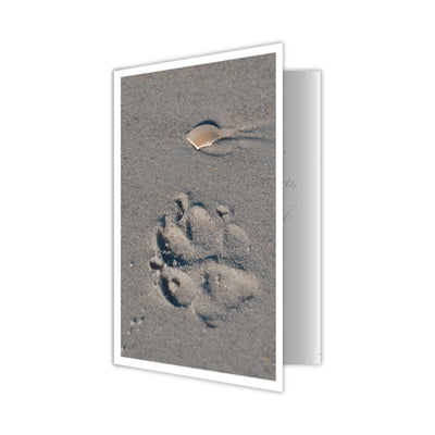Sympathy Dog Card - Paw Prints on Our Hearts
