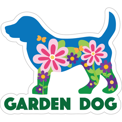 Garden Dog 3" Decal