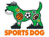 Sports Dog 3” Decal