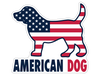 American Dog 3” Decal