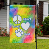 Peace Love Dog Garden Flag - Item #7101
