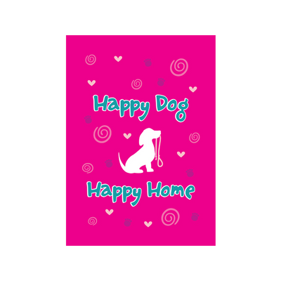 Happy Dog Happy Home Garden Flag - Item #7107