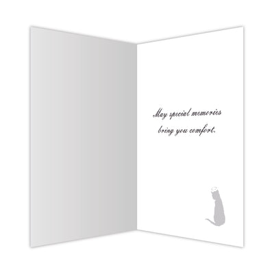 Sympathy Cat Card - The Heart Remembers