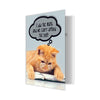 Birthday Cat Card - We Can't Afford The Dog