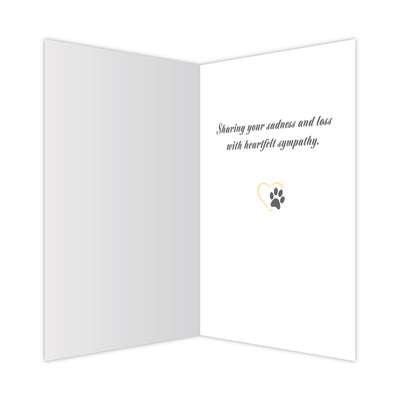 8198 Dog Sympathy Card Inside 3D