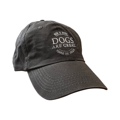 Ball Cap - Beer Is Good. Dogs Are Great. People Are Crazy.