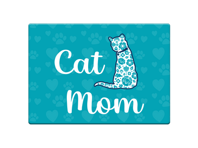 Rectangle Magnet - Cat Mom
