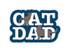 Cat Dad 3" Sticker (Decal)
