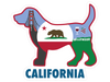 California Dog 3" Sticker (Decal)
