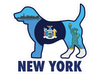 New York Dog 3" Sticker (Decal)