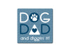 Absorbent Stone Coaster - Dog Dad