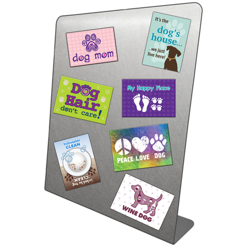 Dog Magnet Display Rack Indoor and Outdoor Magnets | Dog Speak Cards & Gifts