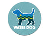 Absorbent Stone Auto Coaster - Water Dog