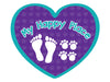 My Happy Place (Foot Prints & Paw Prints) 3" Decal