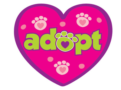 Adopt 3" Decal