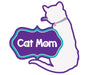 Cat Mom 3" Decal