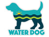 Water Dog 3" Decal