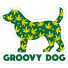 Groovy Dog 3" Decal