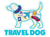 Travel Dog 3” Decal