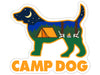 Camp Dog 3” Decal