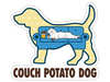 Couch Potato -  Dog  3” Decal