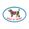 Oval Shaped Magnet - Wild At Heart
