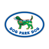 Oval Shaped Magnet - Dog Park Dog