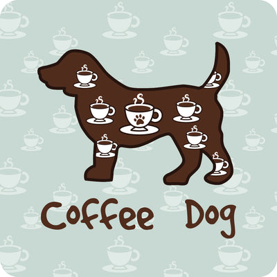 Cork Coaster-COFFEE DOG