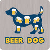 Cork Coaster - Beer Dog