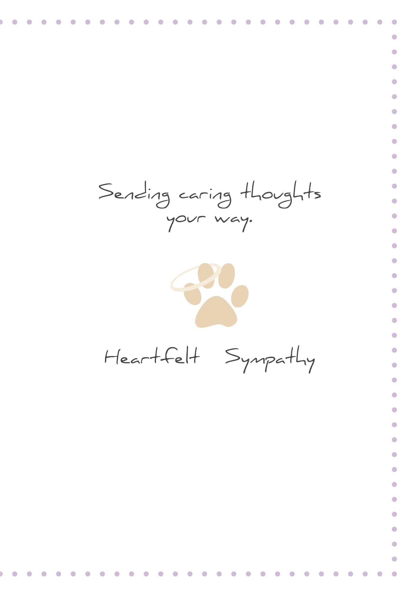 Wholesale Pet Sympathy Card If There Ever Comes A Day Dog Speak Cards