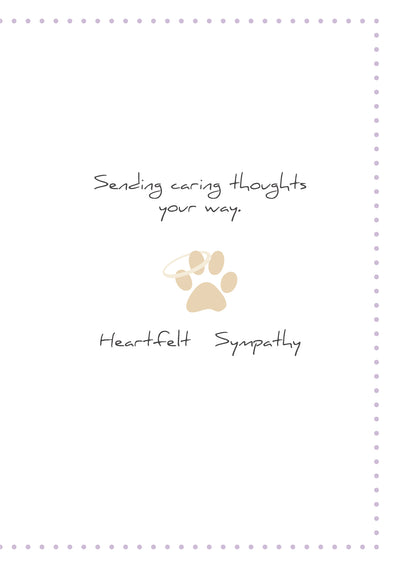 Pet Sympathy Card - If There Ever Comes A Day