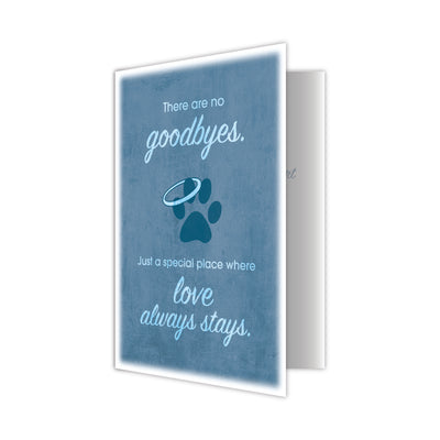 Sympathy Card - There Are No Goodbyes