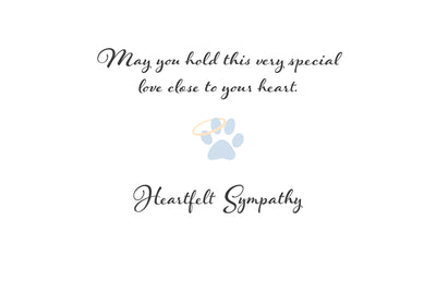 8212 Dog Sympathy Card Inside Bottom
