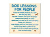 Absorbent Stone Coaster - Dog Lessons for People