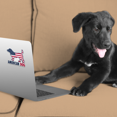 American Dog 3” Decal