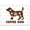 Rectangle Magnet - Coffee Dog