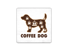 Absorbent Stone Coaster - Coffee Dog